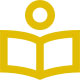 Icon of a person reading a book